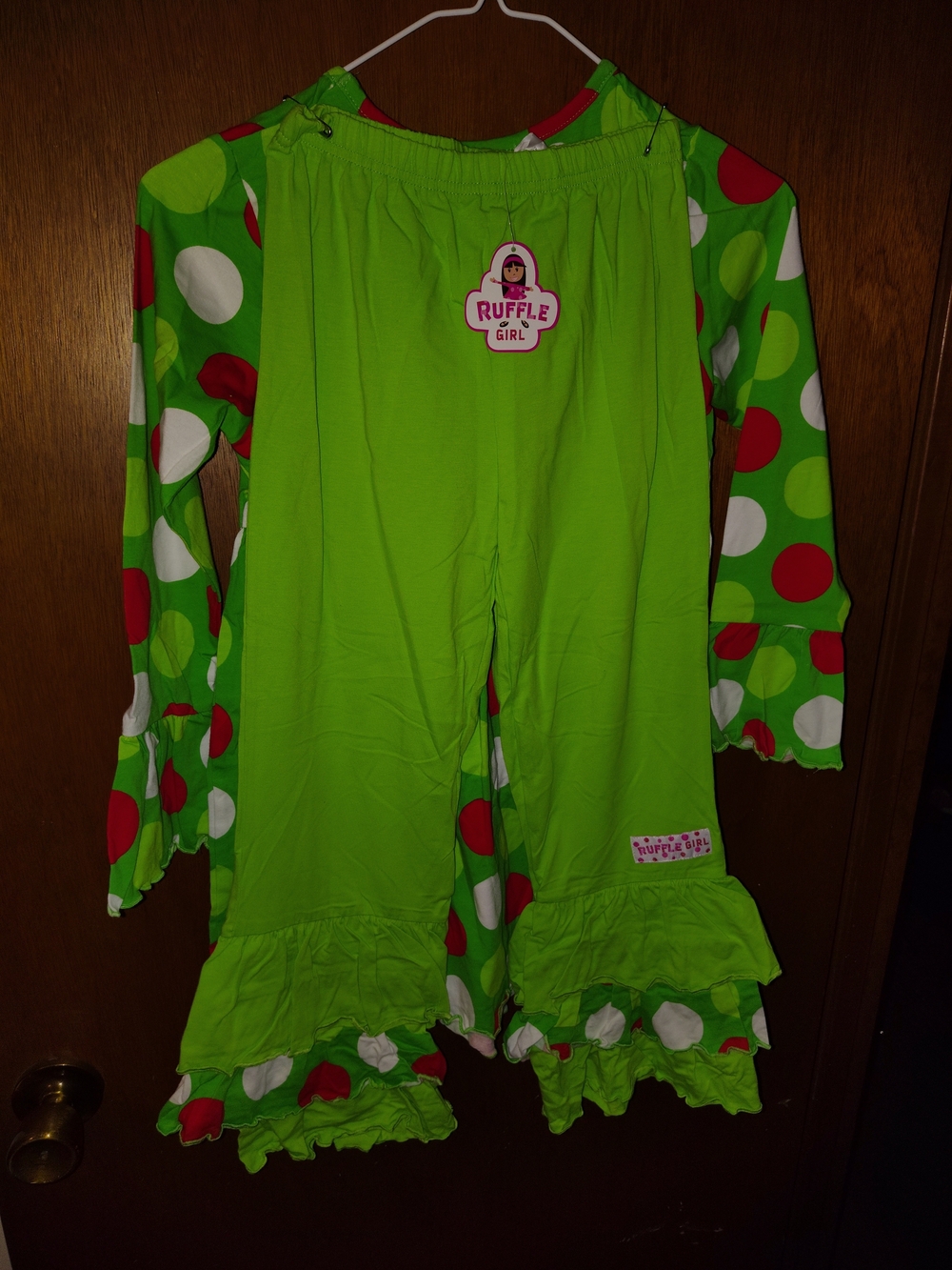 Set Of 4 Set Ruffle Girl Out Fits - Picture 6 of 10